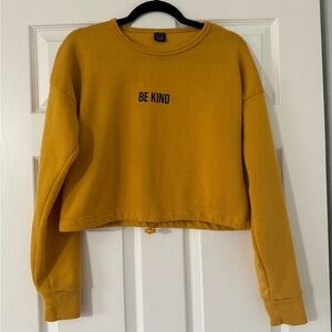 Cropped sweatshirt